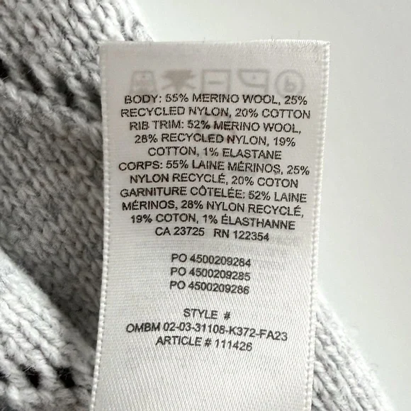 Sunday Best Pointelle Cable knit Wool Sweater - Picture 11 of 12